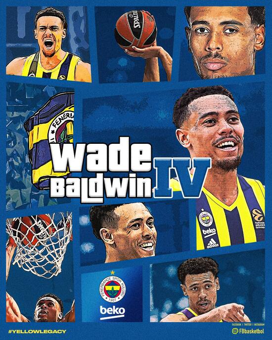 Fenerbahçe Beko, Kadrosuna Wade Baldwin'i Dahil Etti