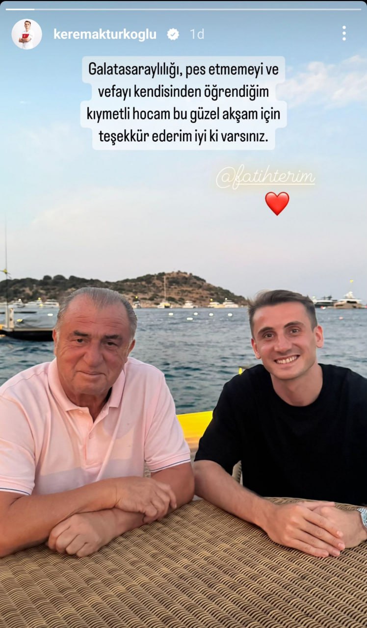 Kerem Aktürkoğlu, Fatih Terim'i Ziyaret Etti