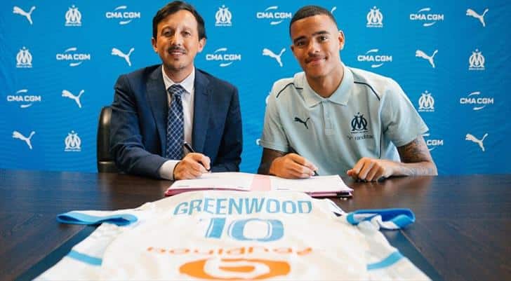 Mason Greenwood, Marsilya’ya Transfer Oldu