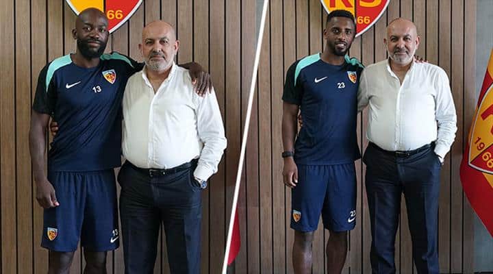 Mondihome Kayserispor, Lionel Carole ve Stephane Bahoken ile Sözleşme Yeniledi