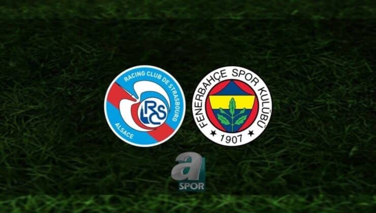 Strasbourg ile Fenerbahçe Hazırlık Maçı İlk 11’leri