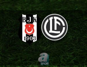 Beşiktaş – Lugano Maçı Bilgileri ve Muhtemel 11’ler