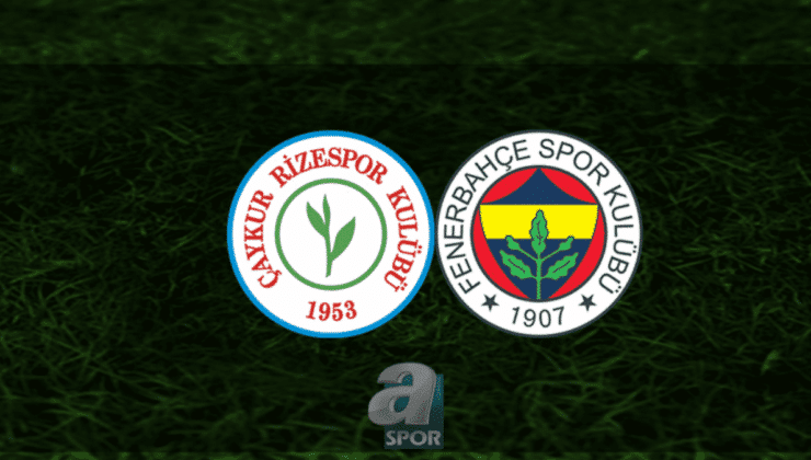 Çaykur Rizespor – Fenerbahçe Maç Bilgileri ve İstatistikler