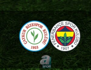 Çaykur Rizespor – Fenerbahçe Maçı Bilgileri