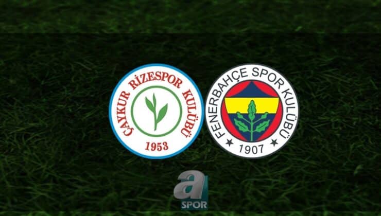 Çaykur Rizespor – Fenerbahçe Maçı Bilgileri