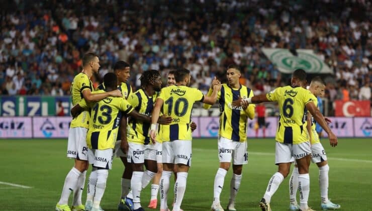 Fenerbahçe, Çaykur Rizespor’u 5-0 Mağlup Etti