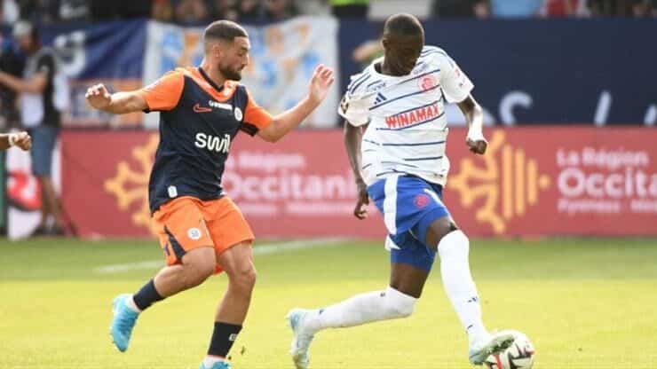 Fransa Ligue 1: Montpellier ve Strasbourg 1-1 Berabere Kaldı