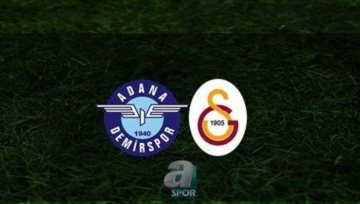 Galatasaray, Adana Demirspor ile Süper Lig’de Karşılaşıyor