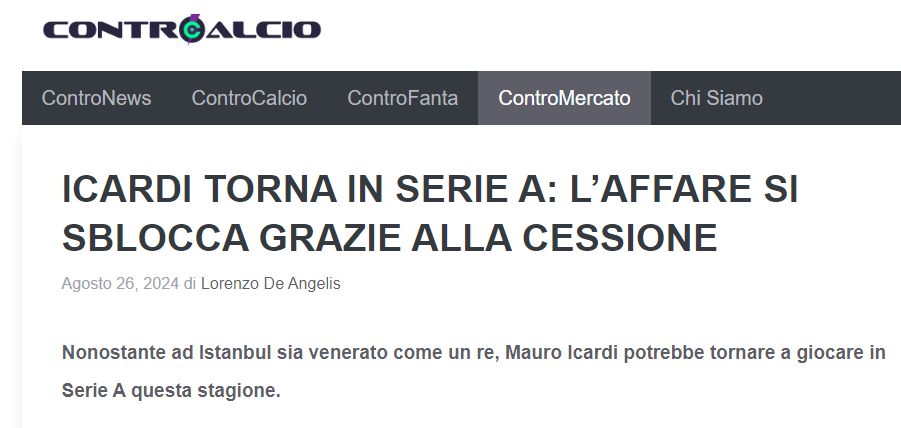 Galatasaray'ın Şampiyonlar Ligi Hedefi ve Mauro Icardi'nin Geleceği