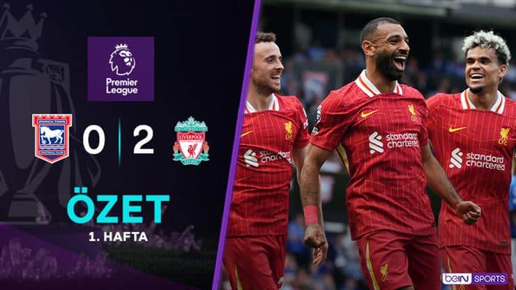 Liverpool, Ipswich Town’u Deplasmanda 2-0 Mağlup Etti