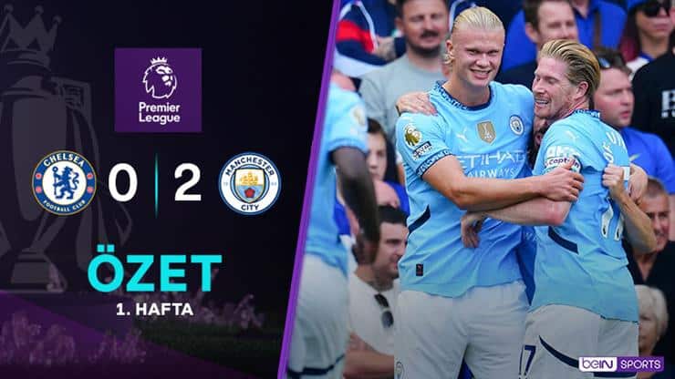 Manchester City, Chelsea’yi 2-0 Mağlup Etti