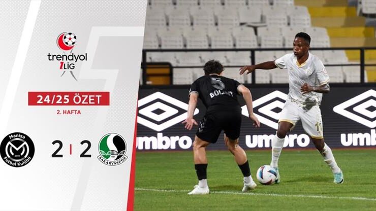 Manisa FK ve Sakaryaspor 2-2 Berabere Kaldı