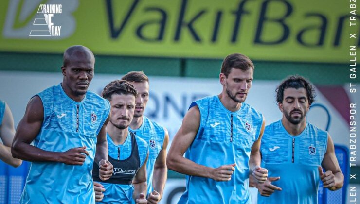 Trabzonspor, St. Gallen ile Maç Hazırlıklarına Başladı