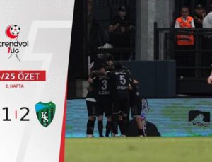 Trendyol 1. Lig 2. Hafta Maç Özeti: Kocaelispor Pendikspor’u 2-1 Yendi