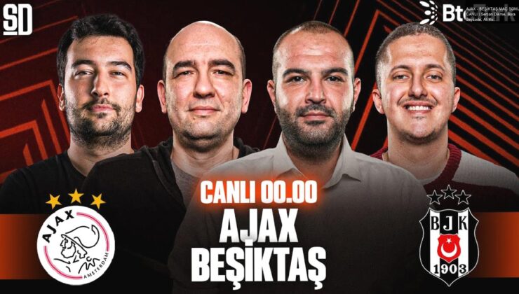 AJAX – BEŞİKTAŞ MAÇ SONU CANLI | Sercan Dikme, Bora Beyzade, Ali Konavic, Oğulcan Akçe