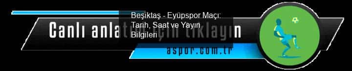 Beşiktaş - Eyüpspor Maçı Hakkında Bilgiler