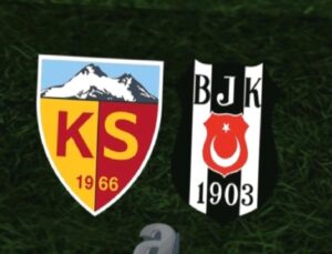 Beşiktaş, Kayserispor ile Süper Lig Mücadelesinde Karşılaşıyor