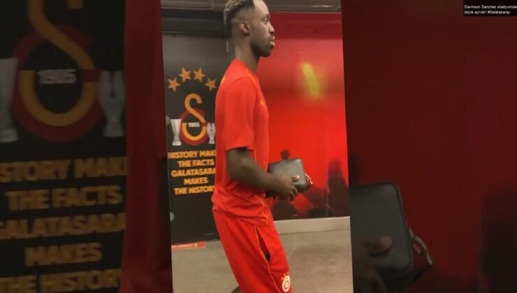 Davinson Sanchez stadyumdan böyle ayrıldı! #Galatasaray