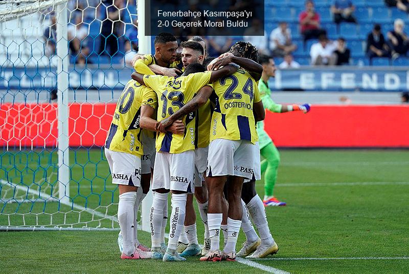 Fenerbahçe Kasımpaşa'yı 2-0 Geçerek Moral Buldu