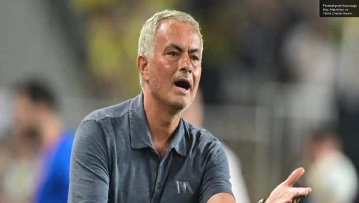 Fenerbahçe’de Kasımpaşa Maçı Hazırlıkları ve Teknik Direktör Mourinho’nun Stratejisi