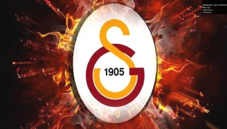 Galatasaray, Çaykur Rizespor Maçı İçin Hazırlıklarını Sürdürüyor