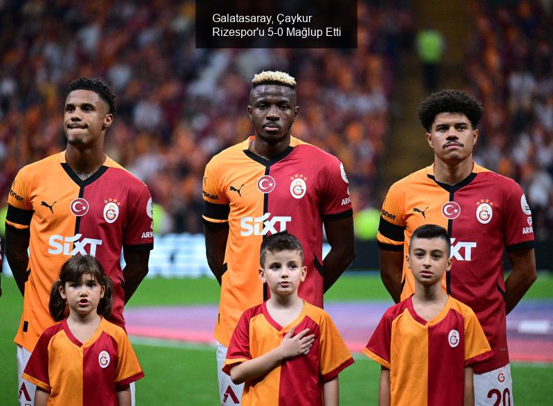 Galatasaray'ın 6 Değişikliği Dikkat Çekti