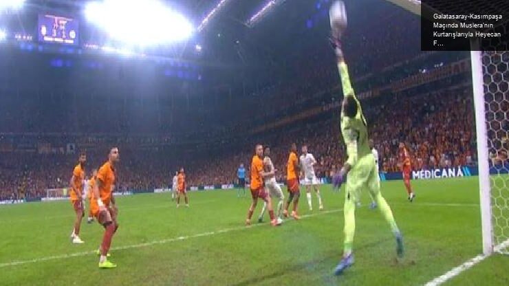 Galatasaray-Kasımpaşa Maçında Muslera’nın Kurtarışlarıyla Heyecan Fırtınası