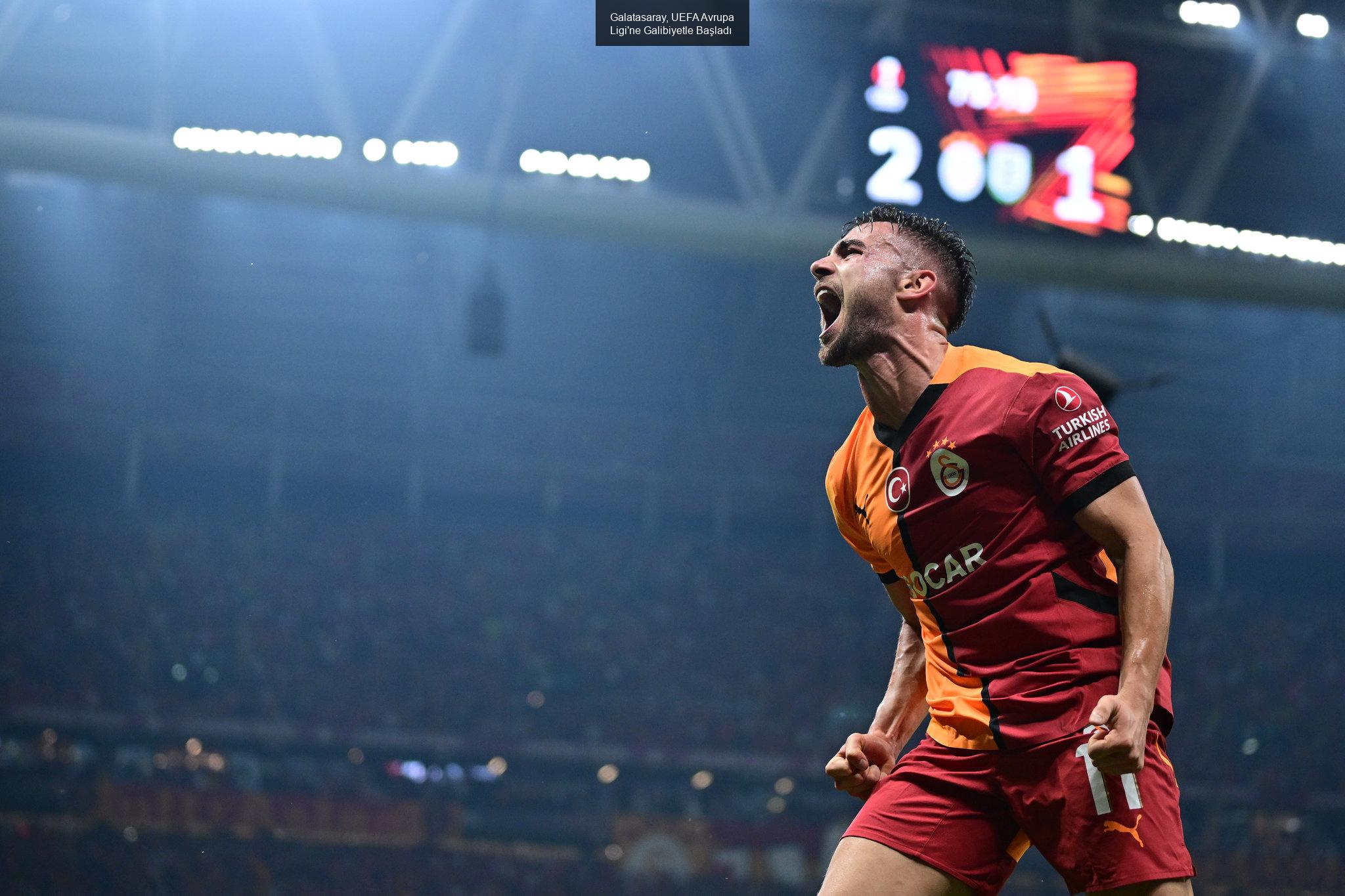 Galatasaray, UEFA Avrupa Ligi'ne Galibiyetle Başladı