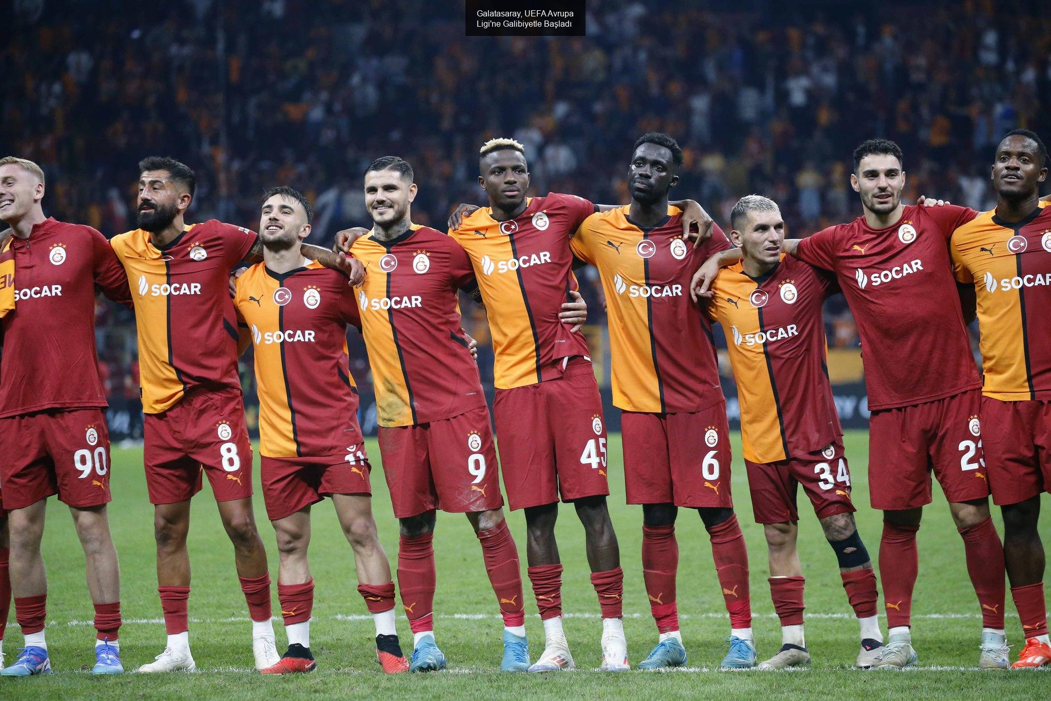 Galatasaray, UEFA Avrupa Ligi'ne Galibiyetle Başladı