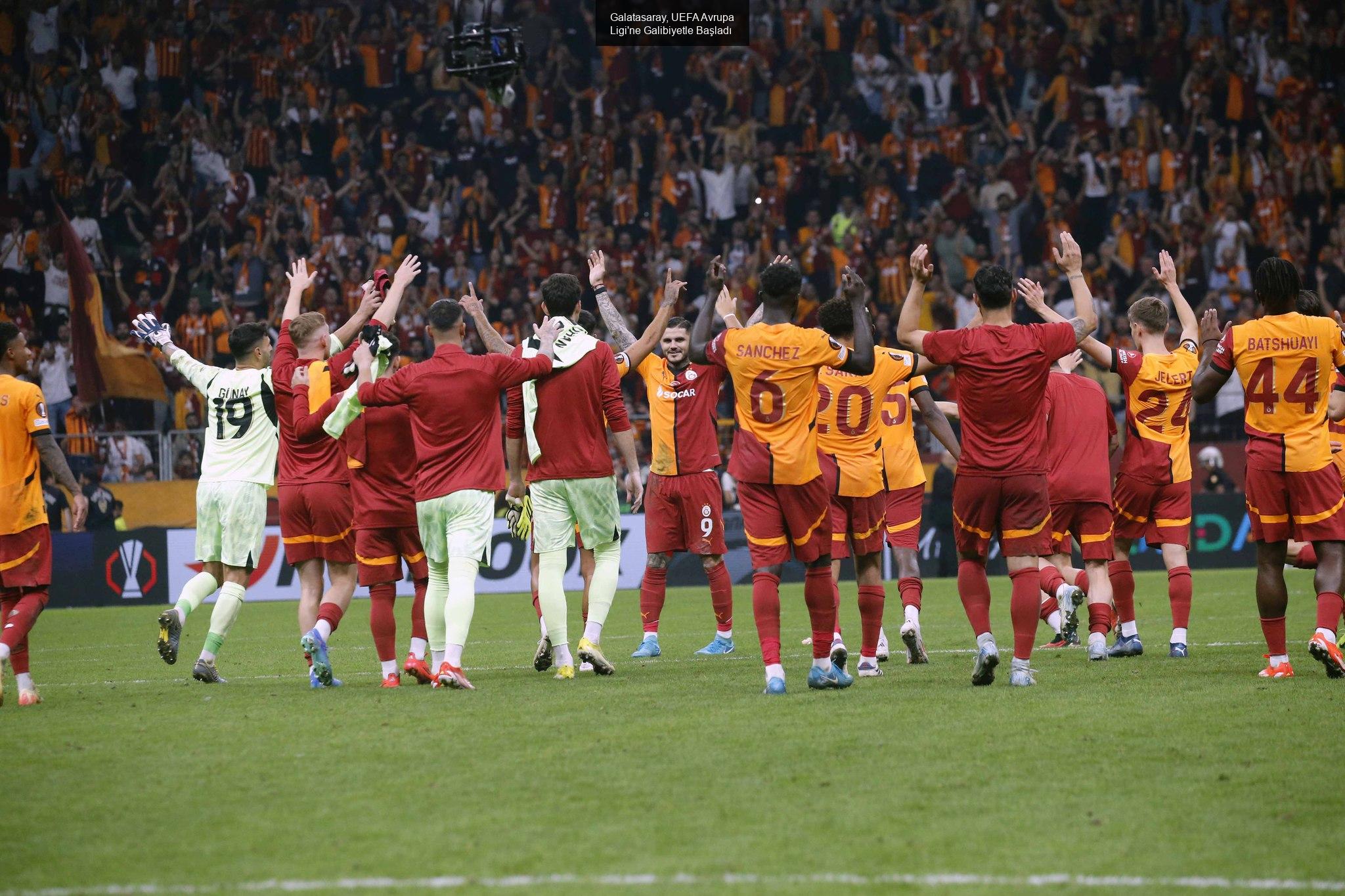 Galatasaray, UEFA Avrupa Ligi'ne Galibiyetle Başladı