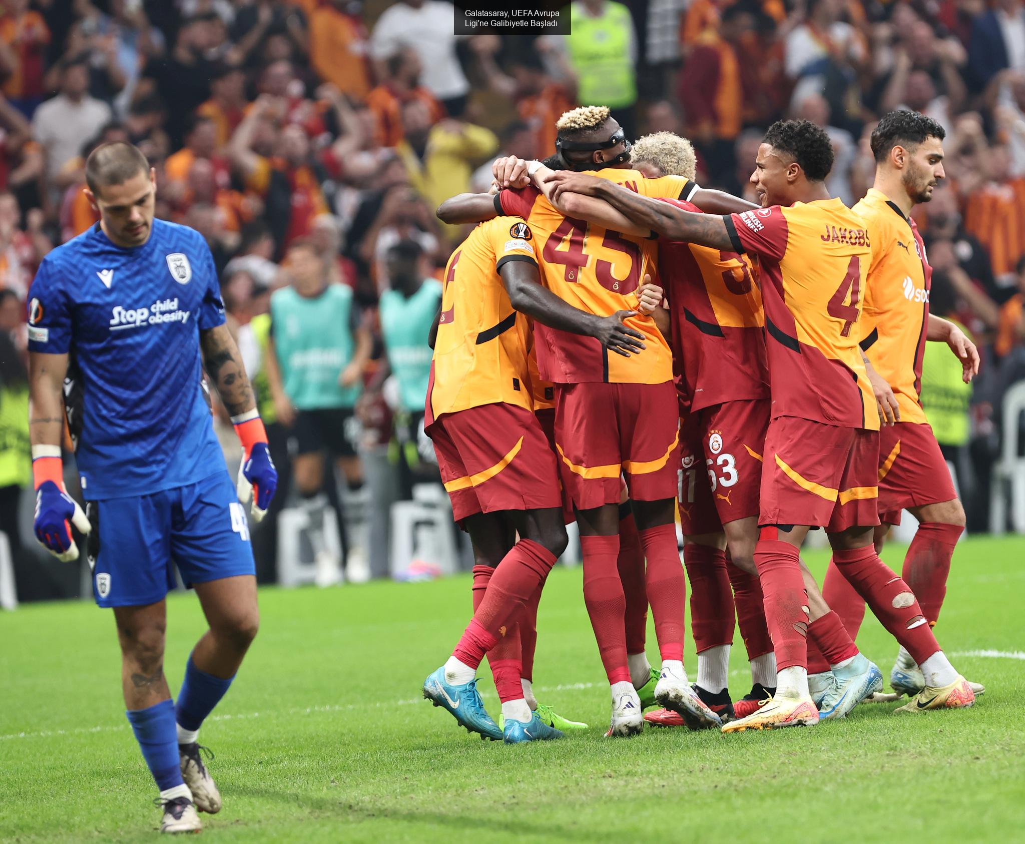 Galatasaray, UEFA Avrupa Ligi'ne Galibiyetle Başladı