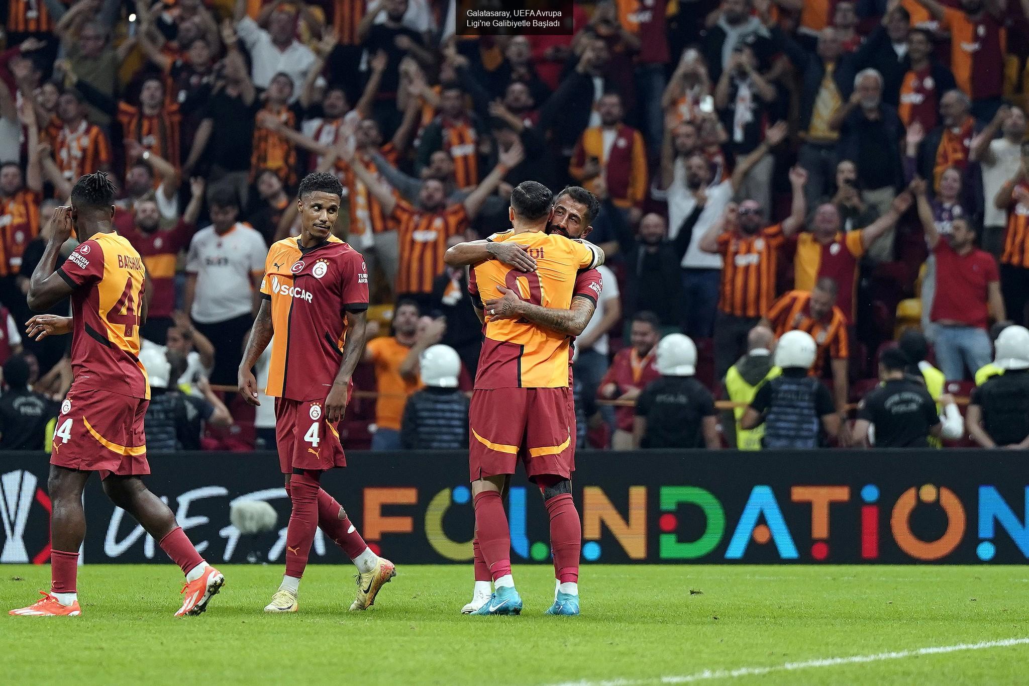 Galatasaray, UEFA Avrupa Ligi'ne Galibiyetle Başladı