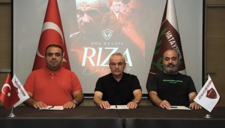 Hatayspor, Rıza Çalımbay ile Anlaştı