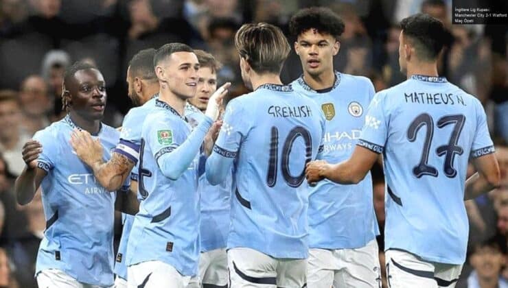 İngiltere Lig Kupası: Manchester City 2-1 Watford Maç Özeti