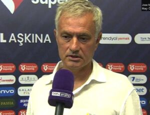 Jose Mourinho’dan Antalyaspor Maçı Öncesi Açıklamalar