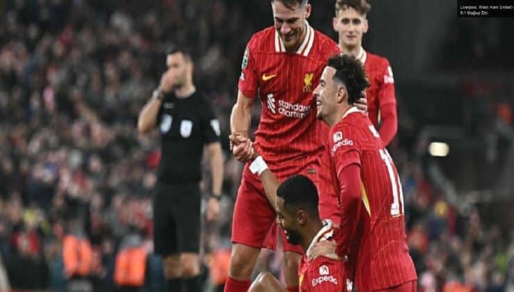 Liverpool, West Ham United’ı 5-1 Mağlup Etti