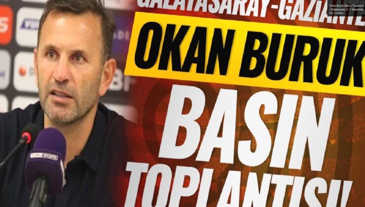 Okan Buruk Basın Toplantısı | Galatasaray 3 -1 Gaziantep FK | CANLI YAYIN