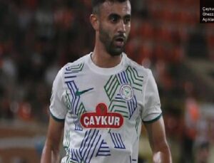 Çaykur Rizespor’dan Rachid Ghezzal Sakatlığı Açıklaması