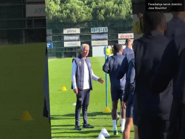 Fenerbahçe teknik direktörü Jose Mourinho!