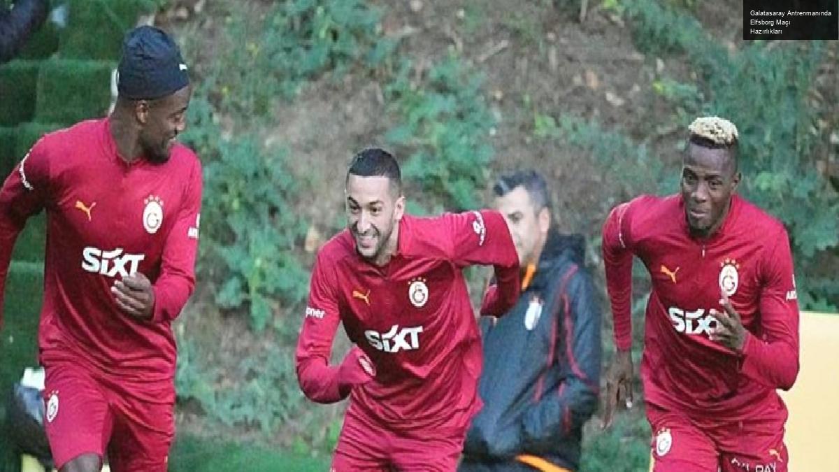 Galatasaray Antrenmanında Elfsborg Maçı Hazırlıkları