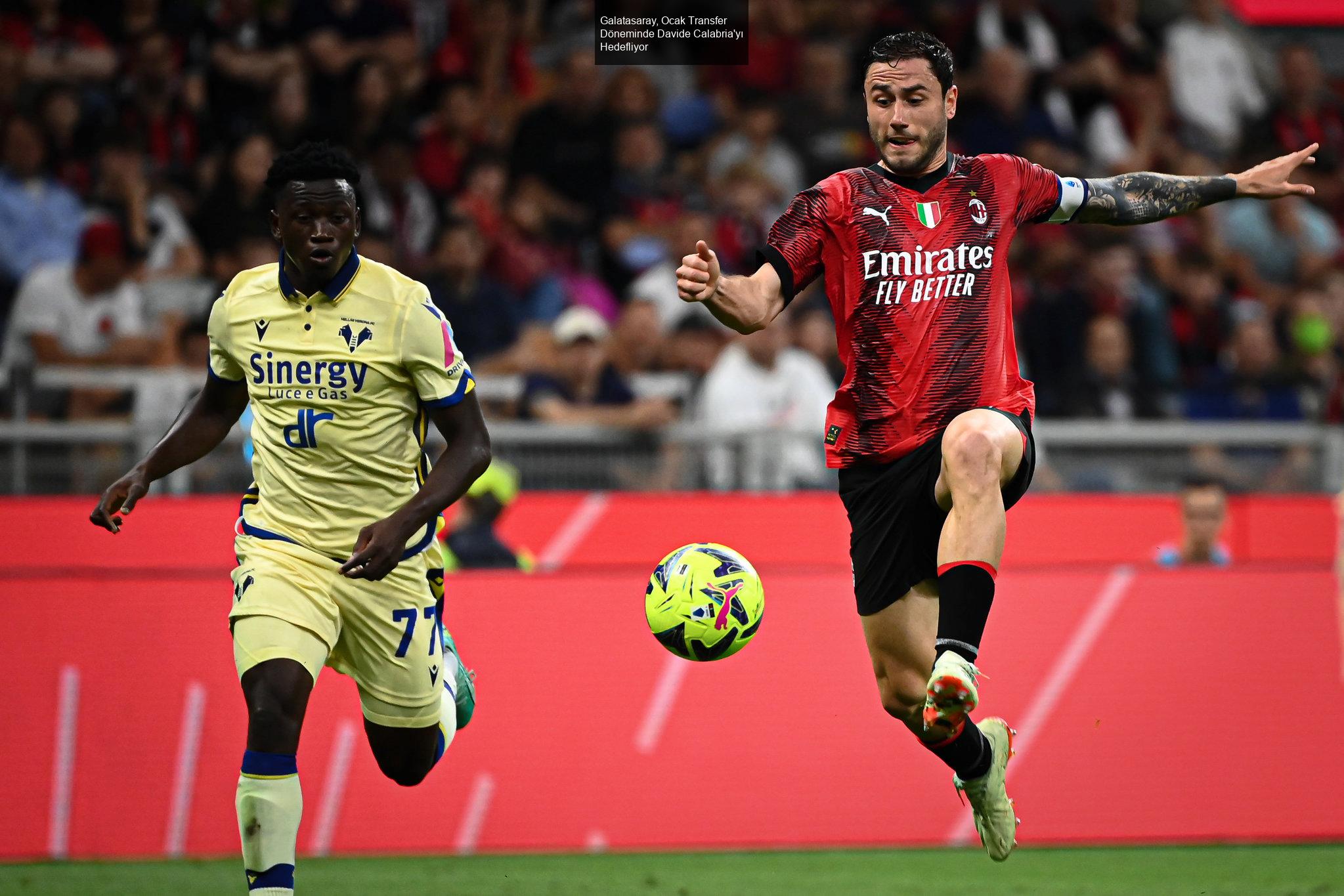 Galatasaray, Ocak Transfer Döneminde Davide Calabria'yı Hedefliyor