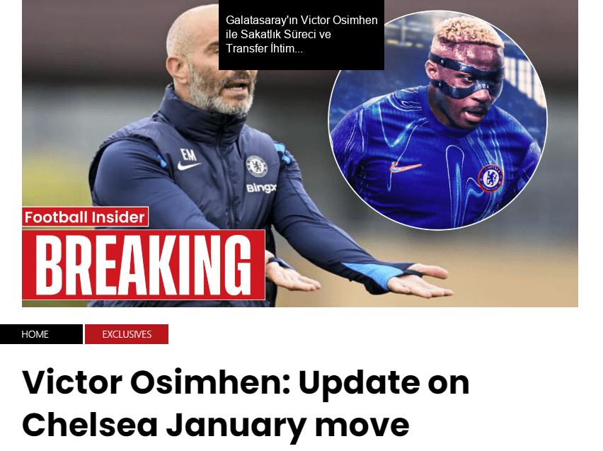 Galatasaray'ın Victor Osimhen ile Sakatlık Süreci ve Transfer İhtimalleri