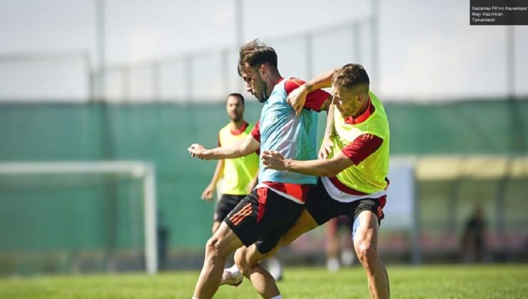 Gaziantep FK’nın Kayserispor Maçı Hazırlıkları Tamamlandı