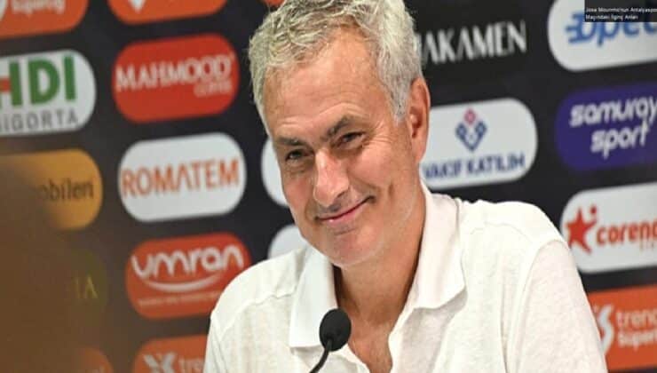 Jose Mourinho’nun Antalyaspor Maçındaki İlginç Anları