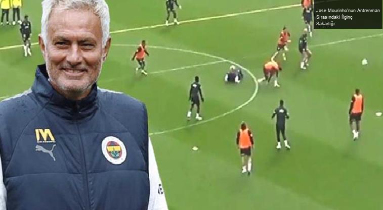 Jose Mourinho’nun Antrenman Sırasındaki İlginç Sakarlığı