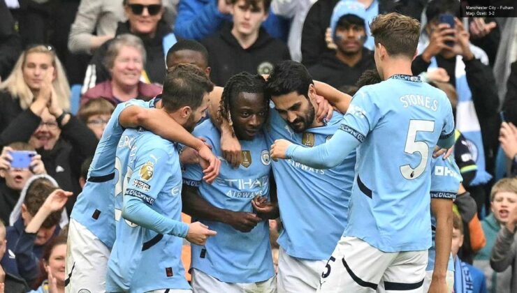 Manchester City – Fulham Maçı Özeti: 3-2