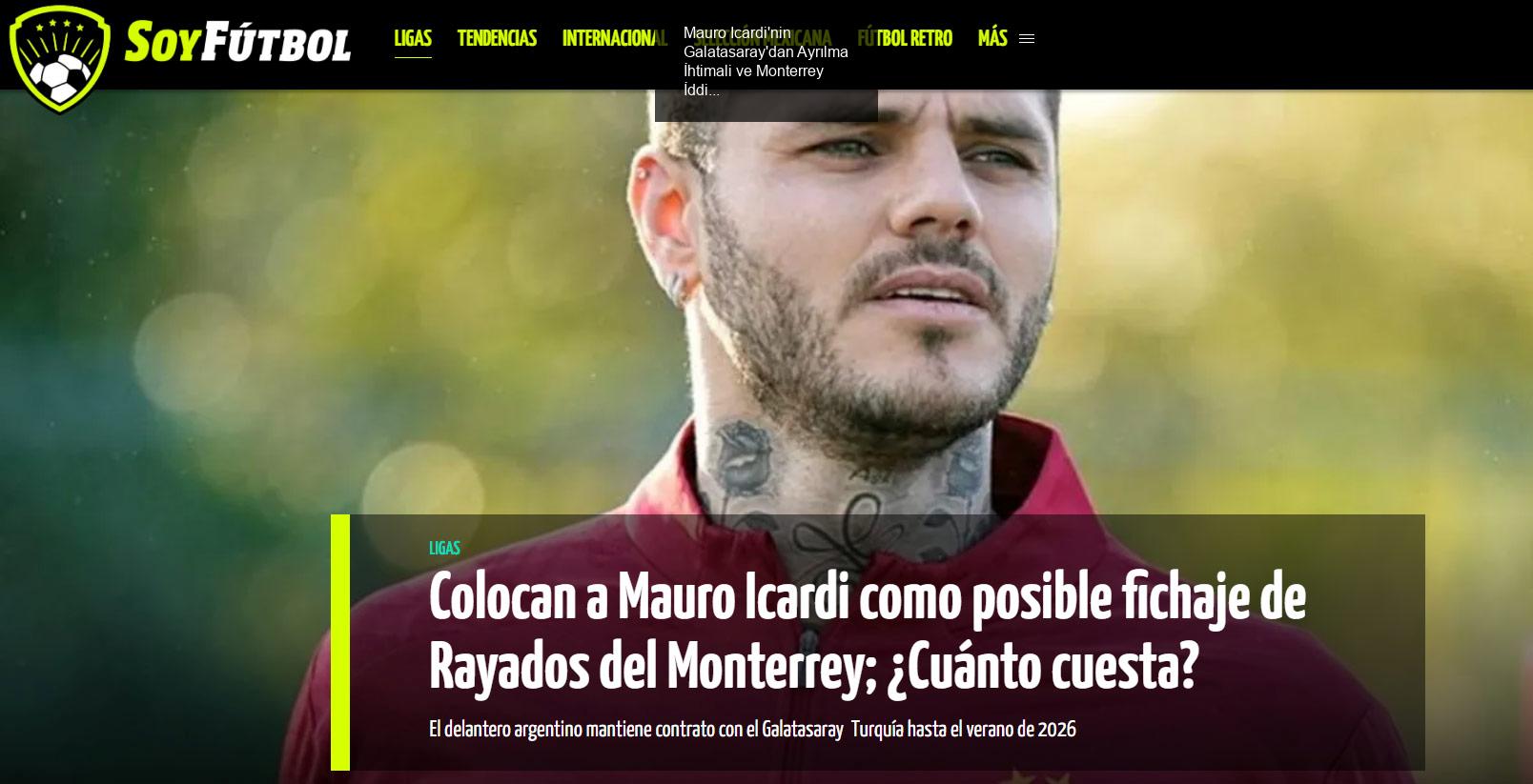 Mauro Icardi'nin Galatasaray'dan Ayrılma İhtimali ve Monterrey İddiaları