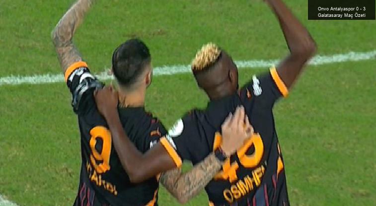 Onvo Antalyaspor 0 – 3 Galatasaray Maç Özeti