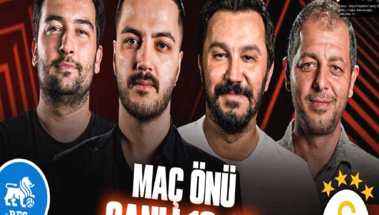 RIGAS – GALATASARAY MAÇ ÖNÜ CANLI | Yağız Sabuncuoğlu, Evren Göz, Hikmet Pınarbaş, Oğulcan Akçe