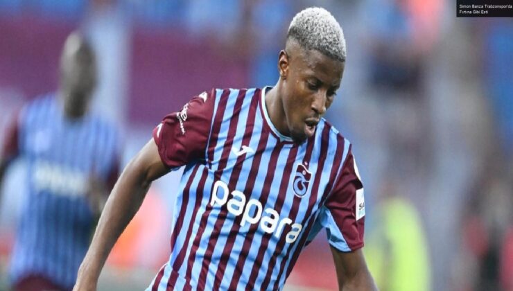 Simon Banza Trabzonspor’da Fırtına Gibi Esti